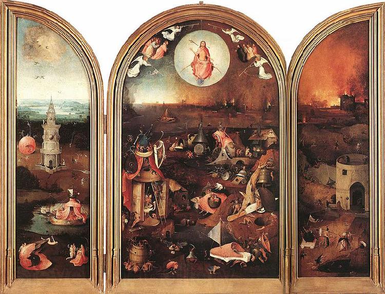 Hieronymus Bosch The Last Judgment Norge oil painting art